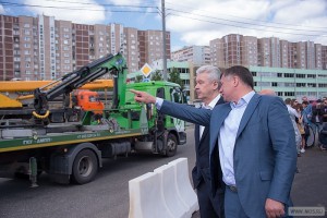 Собянин открыл бессветофорное движение по Варшавке в районе Бутово