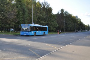 Автобус на Домодедовской улице