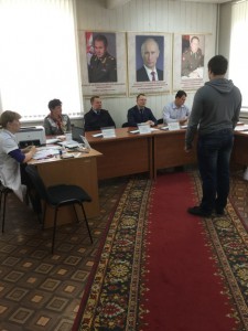 Призывная комиссия комиссариата Царицынского района начала свою работу