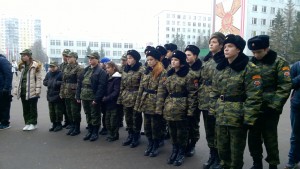Учащиеся кадетского класса школы №896 посетили 27 отдельную гвардейскую Севастопольскую мотострелковую бригаду