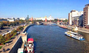 Вид на Москву-реку  с Патриаршего моста