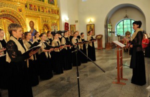 Пасхальный фестиваль клиросных хоров под названием «Пойте Богу нашему, пойте…» прошел в храме Покрова Пресвятой Богородицы