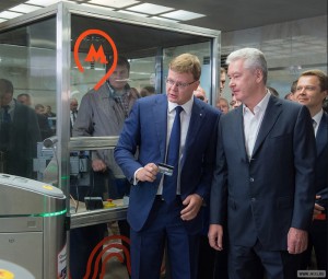 Мэр Москвы Сергей Собянин дал старт началу эксплуатации вагонов нового поколения