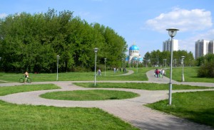 Парк в районе Орехово-Борисово Северное