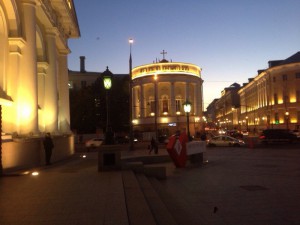 Освещение в центре Москвы