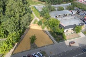 Вид на площадку с крыши