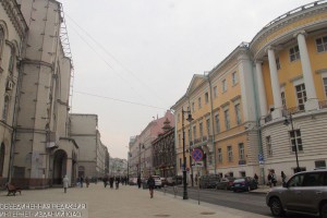 На одной из центральных улиц Москвы
