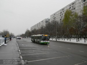 Автобус в районе Орехово-Борисово Южное