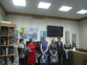 Участники литературно-музыкальной программы
