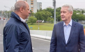 Мэр Москвы Сергей Собянин открыл Аминьевское шоссе