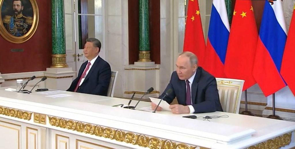 Путин порадовался новой традиции праздновать китайский Новый год в Москве. Фото: скриншот из видео ТАСС/ Ruptly