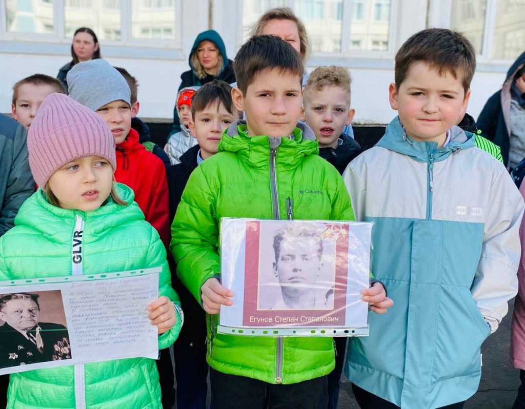 Памятные мероприятия ко Дню Победы прошли в школе №1207. Фото: официальная страница школы №1207 в социальных сетях