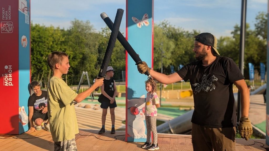 Мастер-класс по мечевому бою проведут для жителей Орехова-Борисова Южного. Фото: страница управы района Орехово-Борисово Южное в социальных сетях