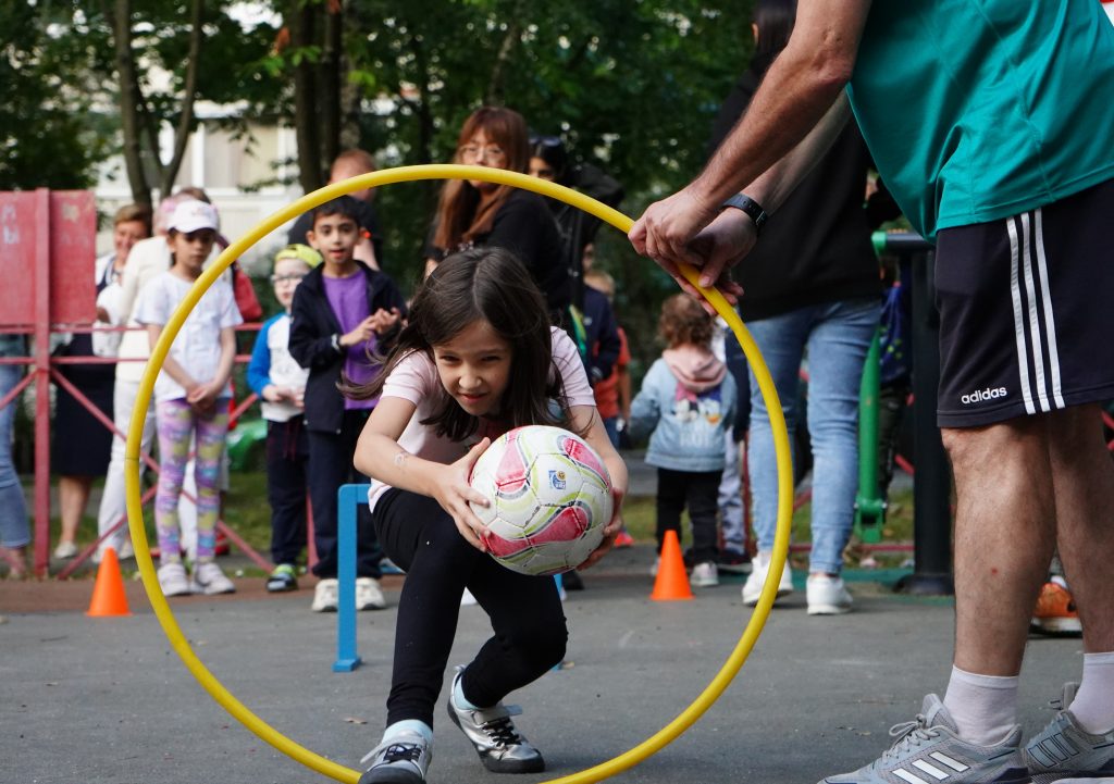 Детский спортивный праздник организуют в Орехове-Борисове Южном. Фото: Анна Быкова, «Вечерняя Москва»