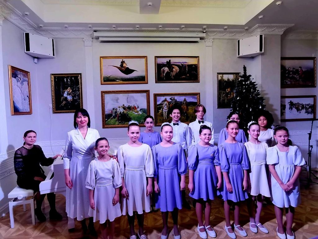 Хоровой ансамбль школы №949 выступил на городском концерте. Фото: страница школы №949 в социальных сетях