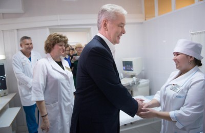 Сергей Собянин посетил клинико-диагностической центр № 4