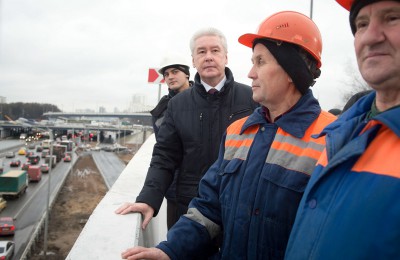 Сергей Собянин: В этом году в Москве построены 32 эстакады и тоннеля