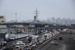 Еще одна выделенная полоса для общественного транспорта появилась в Москве на Ленинградском шоссе