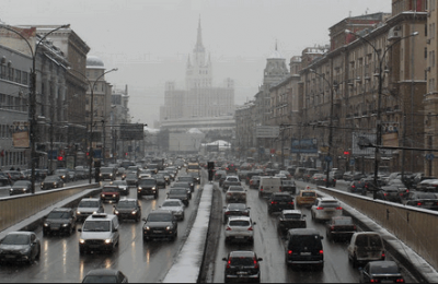 За последние пять лет средняя скорость движения автомобилей на дорогах Москвы выросла на 12%