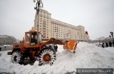 Московские коммунальщики справились с последствиями аномального снегопада
