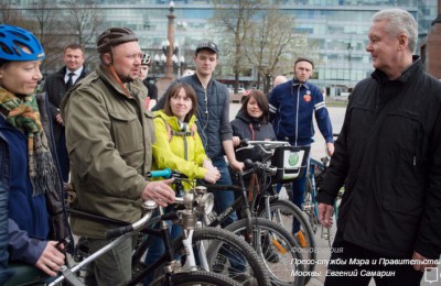 Собянин: Благодаря велопрокату число велосипедистов в Москве выросло в 5 раз
