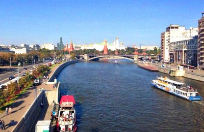 Вид на Москву-реку с Патриаршего моста