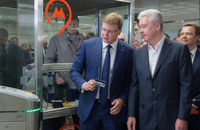 Мэр Москвы Сергей Собянин дал старт началу эксплуатации вагонов нового поколения