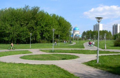 Парк в районе Орехово-Борисово Северное