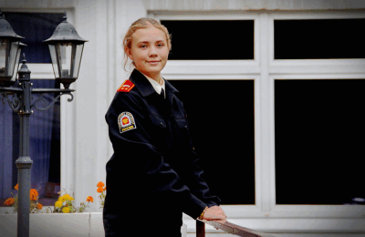 Девятиклассница-кадет из района Зябликово Анастасия Фирстова