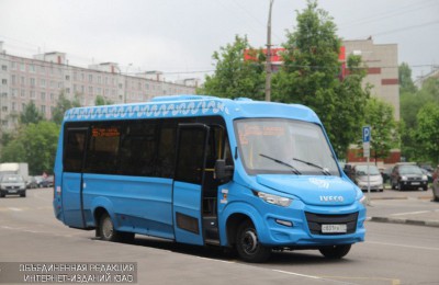 Автобусный маршрут на юге Москвы