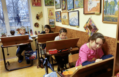 На занятиях в центре "Южный"