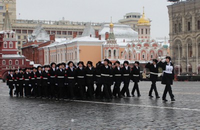 Кадеты на Красной площади