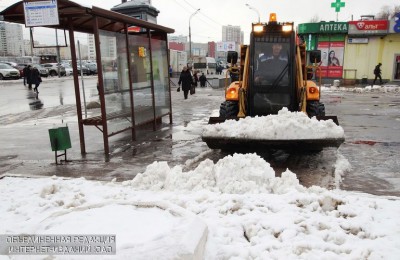 Снеговые насыпи убрали в районе Орехово-Борисово Южное