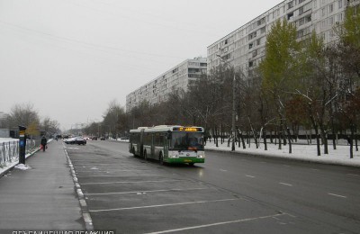 Автобус в районе Орехово-Борисово Южное