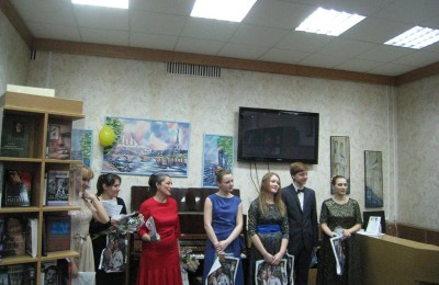 Участники литературно-музыкальной программы