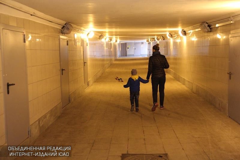 Подземный пешеходный переход в Южном округе