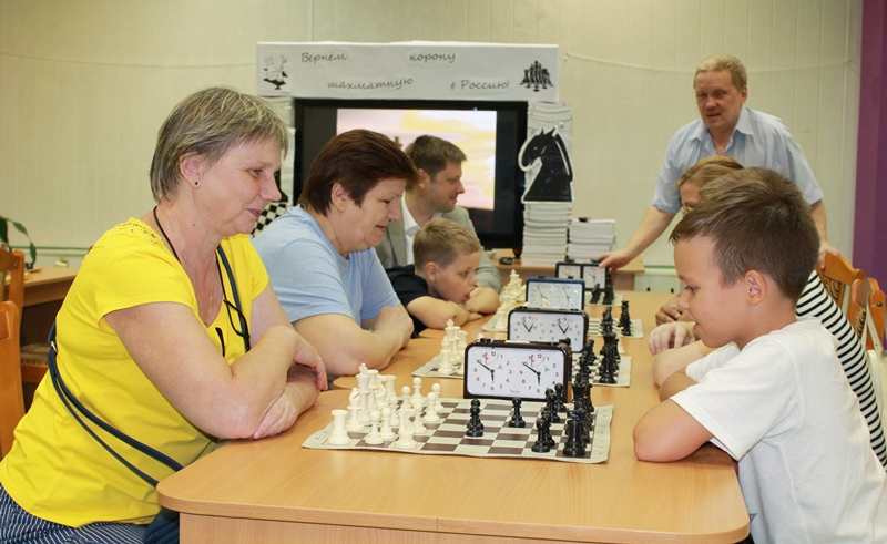 Шахматный турнир в библиотеке № 149 "На Ясеневой"