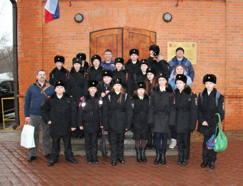 Кадеты посетили Поисково-спасательную