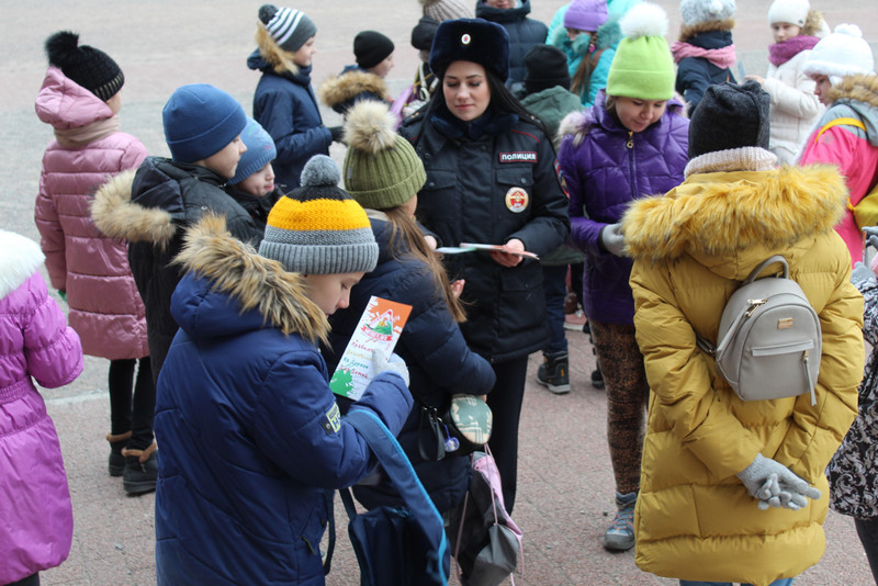 урок безопасности в ЮАО от ГИБДД