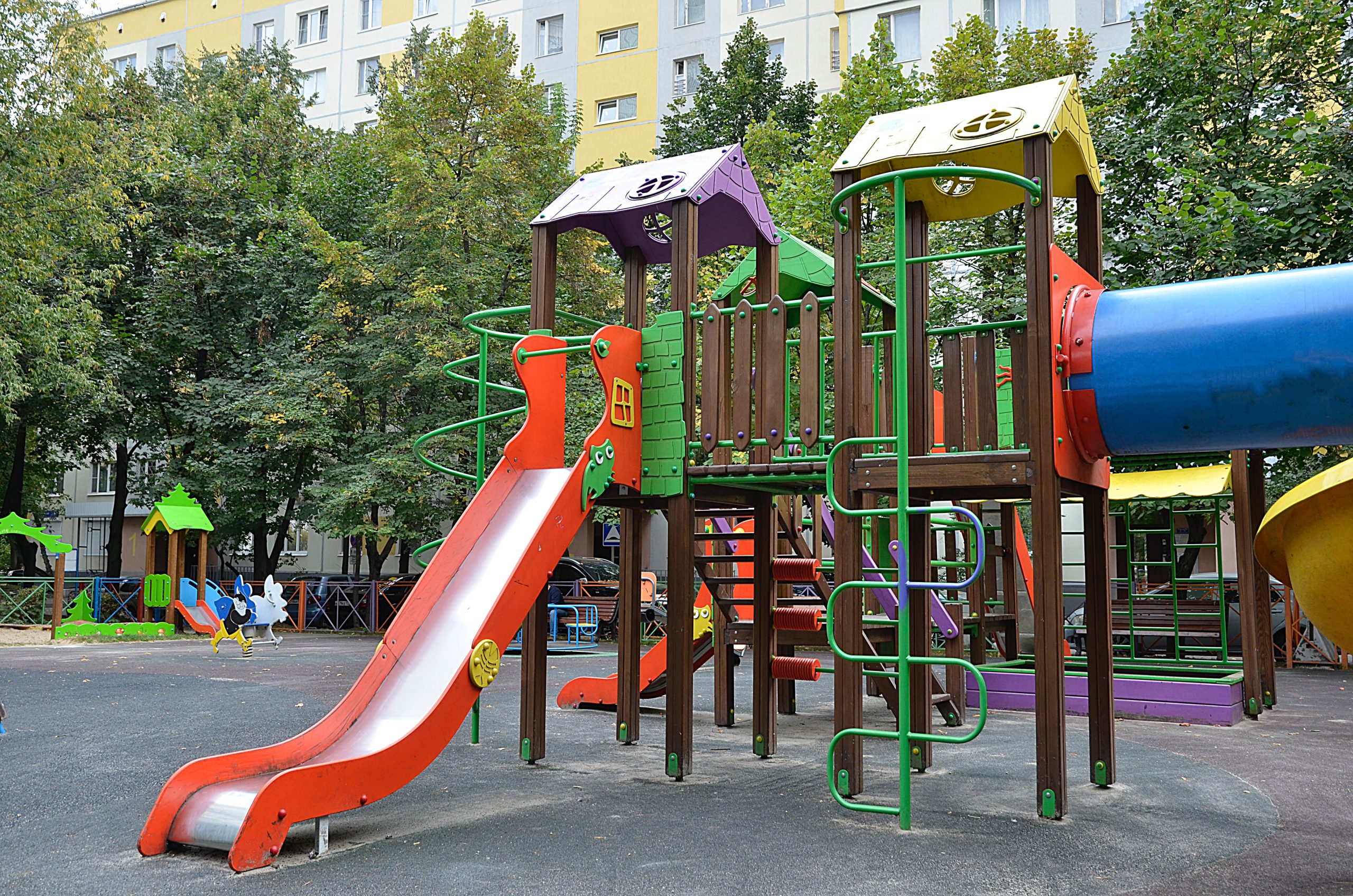 Воспитатели детского сада №1207 провели полезную гимнастику. Фото: Анна Быкова, «Вечерняя Москва»