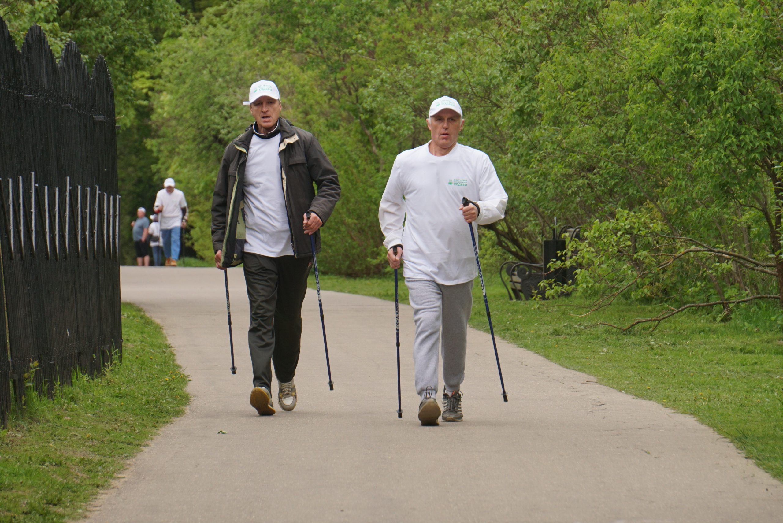 Сотрудники ЦМД «Орехово-Борисово Южное» объявили о начале записи на занятия по скандинавской ходьбе. Фото: Анатолий Цымбалюк, «Вечерняя Москва»