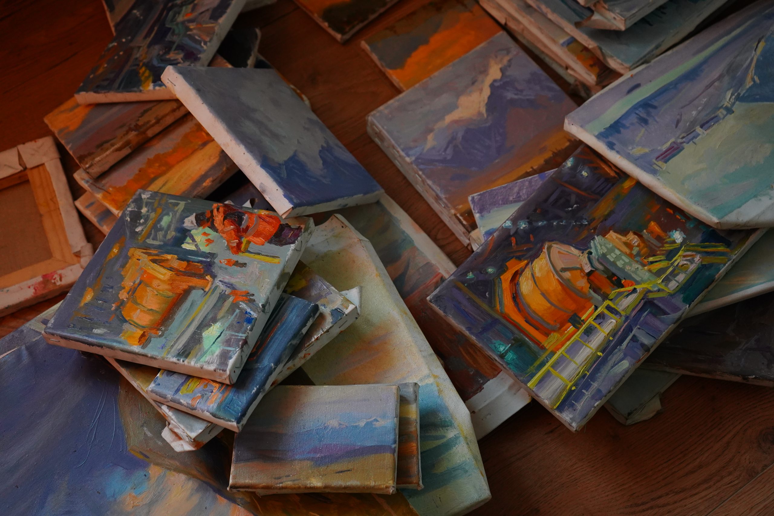 Мастер-класс по живописи организуют в районе Орехово-Борисово Южное. Фото: Анна Быкова, «Вечерняя Москва»